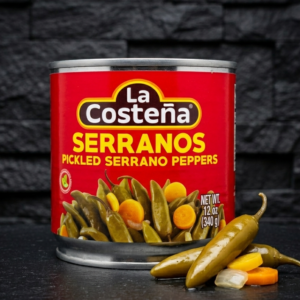 Chiles serranos 340 gr
